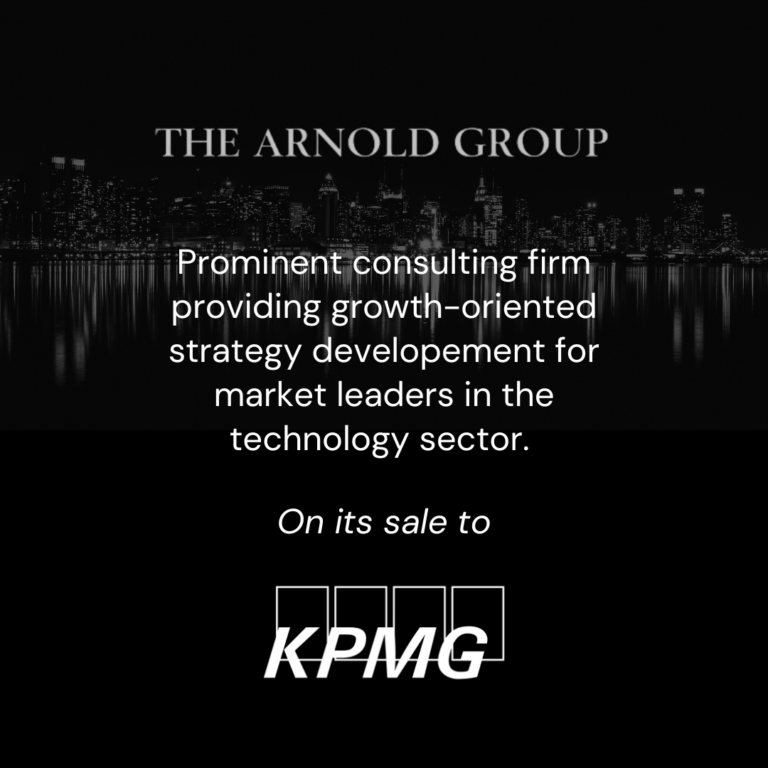 The Arnold Group Sale to KPMG