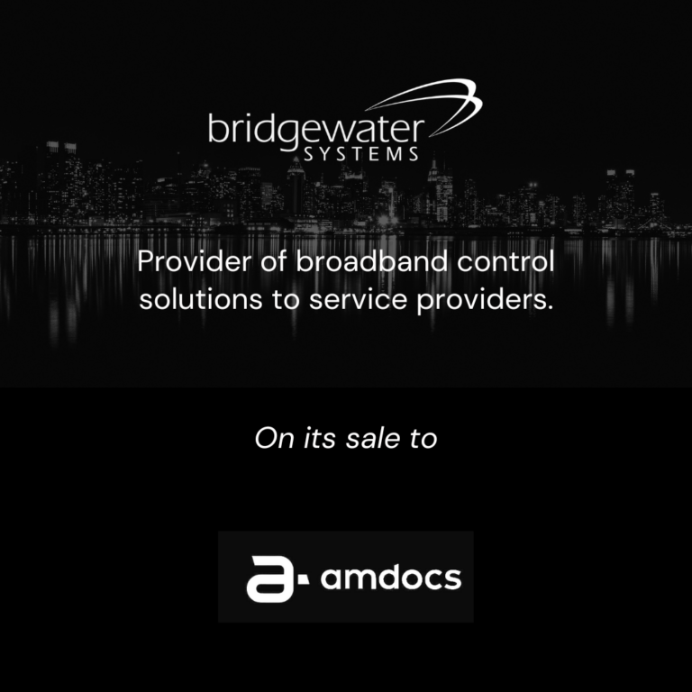 Bridgewater Systems Sale to Amdocs