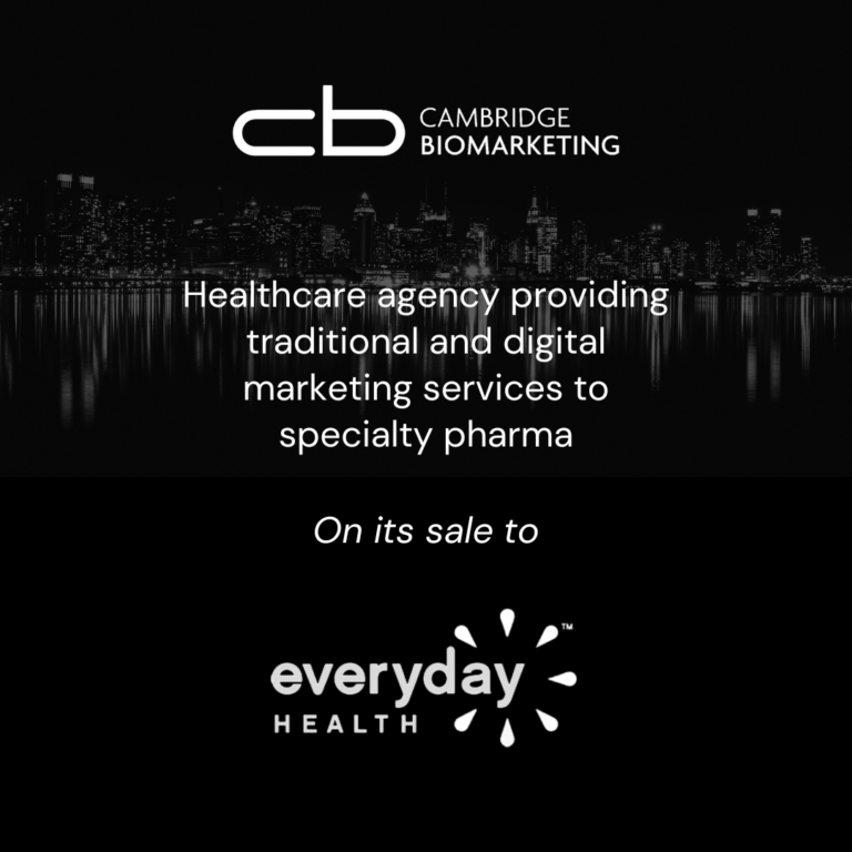 Cambridge Biomarketing Sale to Everyday Health
