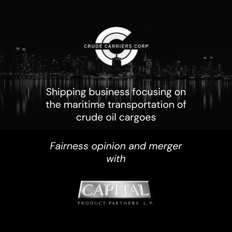 Fairness Opinion for Crude Carriers Corp