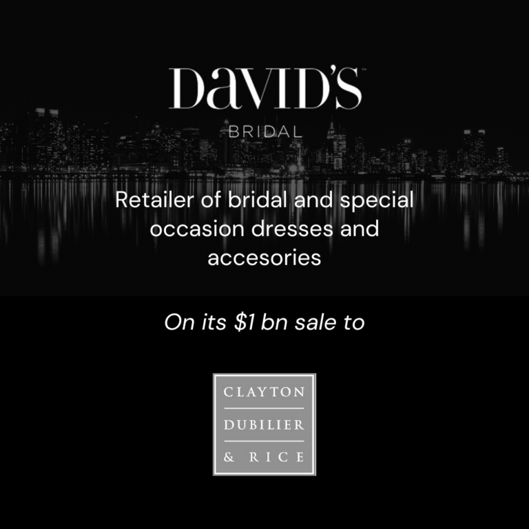 David’s Bridal Sale to Clayton Dubilier & Rice