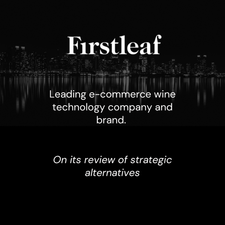 Firstleaf Review of Strategic Alternatives
