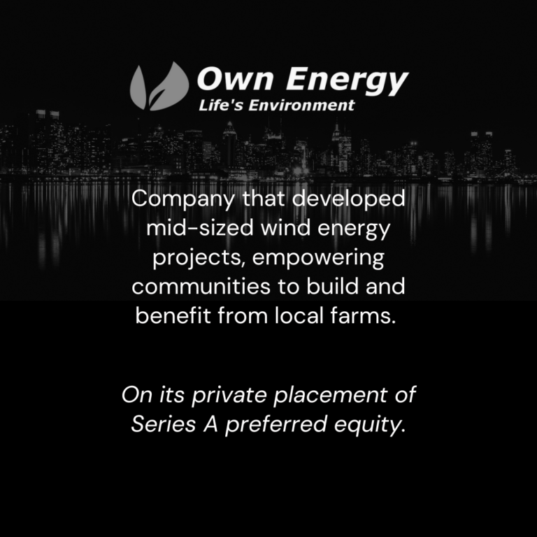 Own Energy advisory