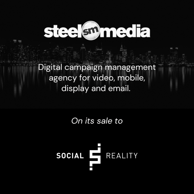 Steel Media Sale to Social Reality