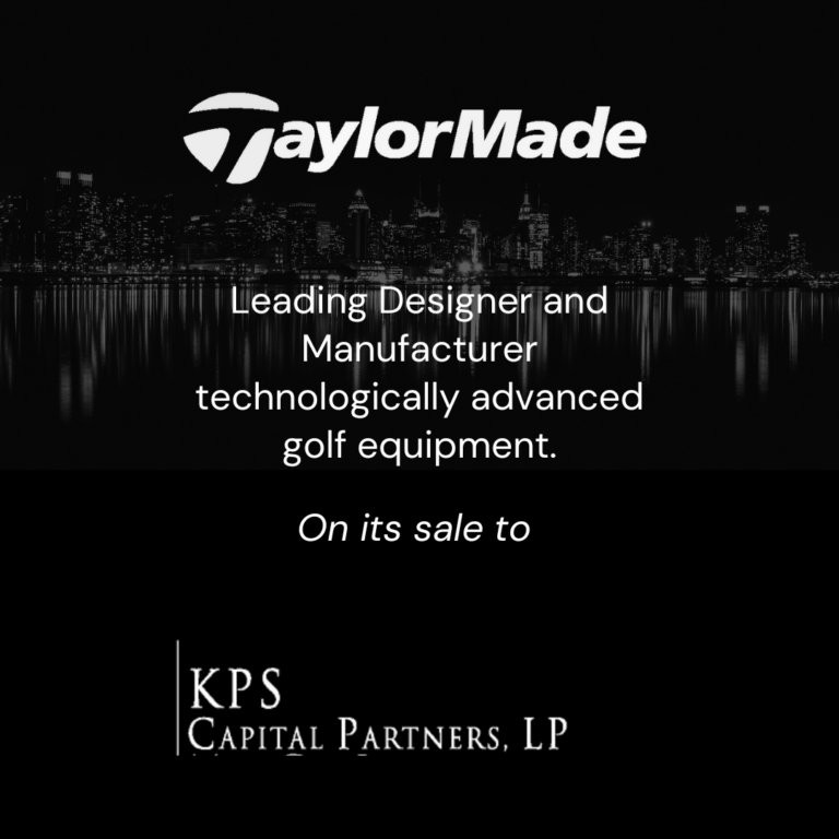 Taylormade Sale to KPS Capital Partners