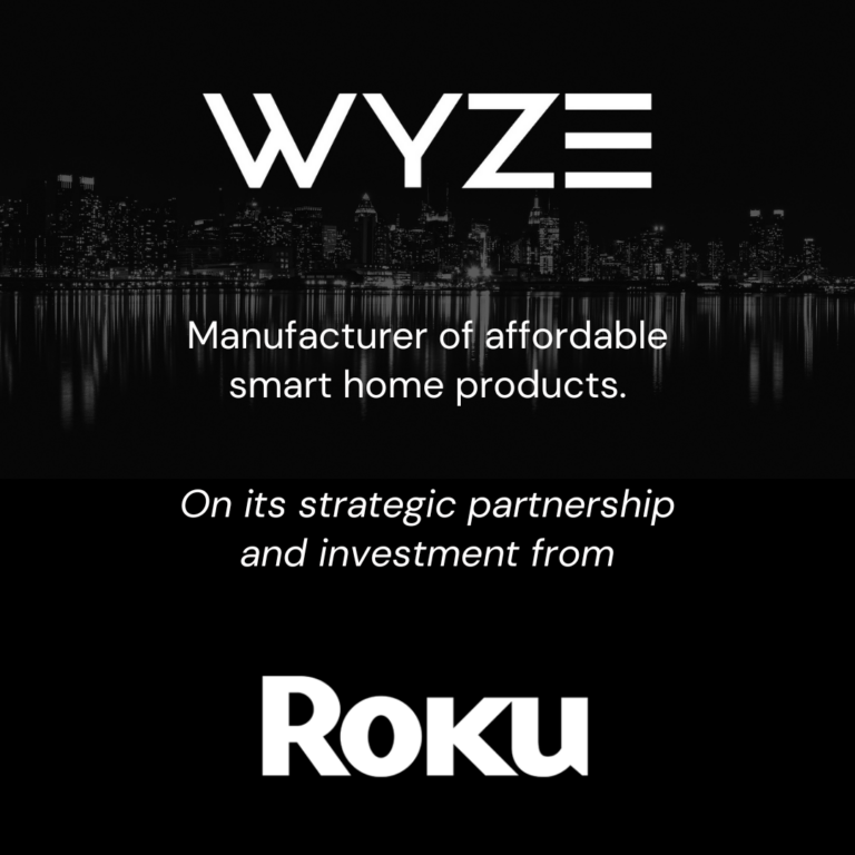 Wyze Investment from Roku